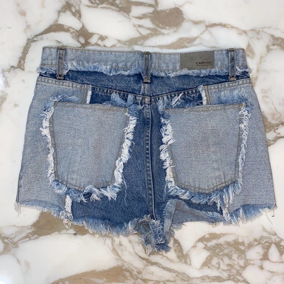 Carmar women's patch work Jean shorts - Picture 2 of 5